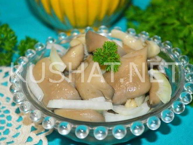 Рецепт маринованных вешенок