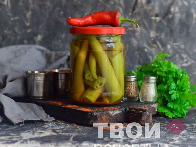 Рецепт острого маринованного перца на зиму