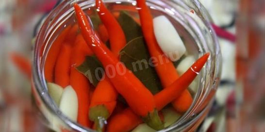 Перец чили маринованный на зиму