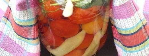 помидоры черри маринованные с болгарским перцем. Шаг 9