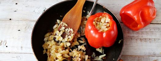 перец фаршированный капустой на зиму. Шаг 8