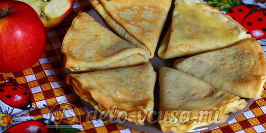 Блинчики с повидлом