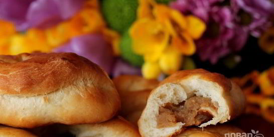 Булочки с повидлом в духовке