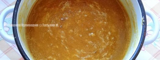 быстрое повидло из персиков. Шаг 4