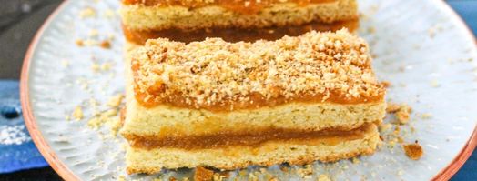 песочная полоска с повидлом. Шаг 13