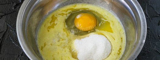 песочная полоска с повидлом. Шаг 4