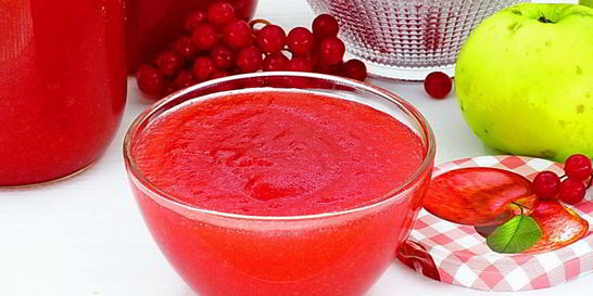 Повидло из яблок и калины