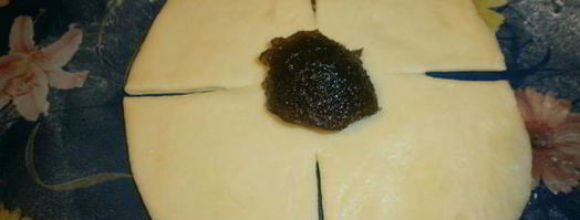 розочка-бутон с повидлом. Шаг 15