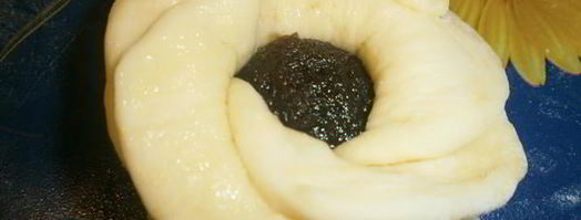 розочка-бутон с повидлом. Шаг 19