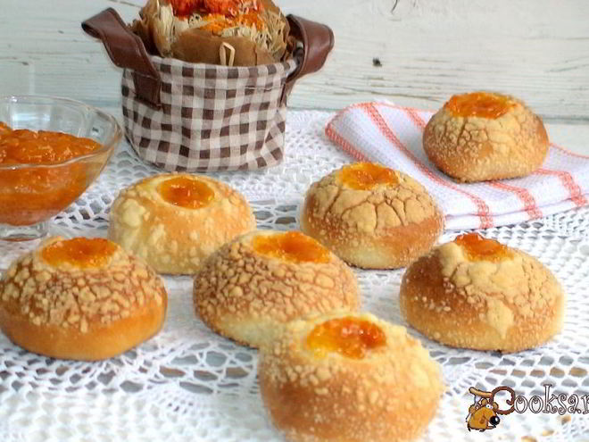 Рецепт выборгской сдобы с повидлом