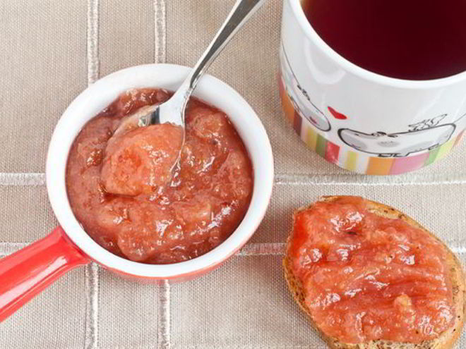 Рецепт яблочного повидла с красной смородиной