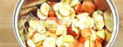 яблочное повидло с малиной. Шаг 4