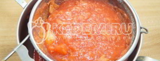 яблочное повидло с малиной. Шаг 7