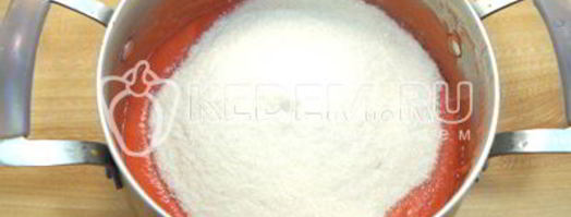 яблочное повидло с малиной. Шаг 8