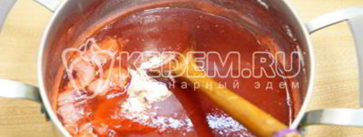 яблочное повидло с малиной. Шаг 9