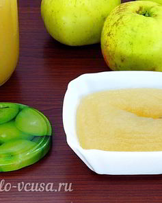 Яблочное повидло с ванилином