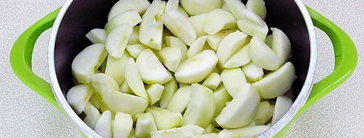 яблочное повидло с ванилином. Шаг 4