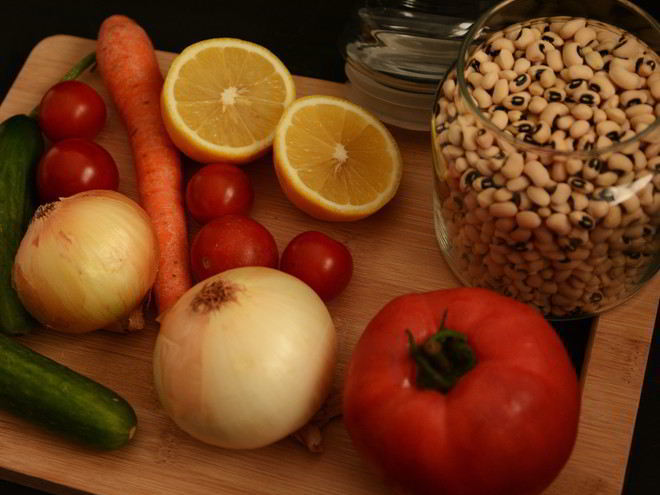 Рецепт салата с фасолью и морковью на зиму