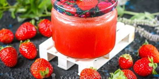 Сок из клубники на зиму