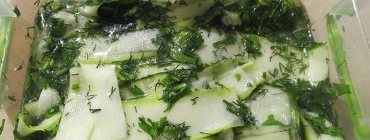 быстрые малосольные кабачки. Шаг 11