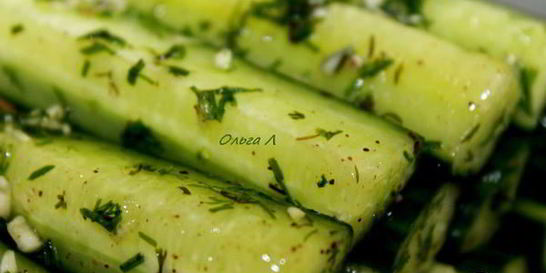 Быстрые малосольные огурчики