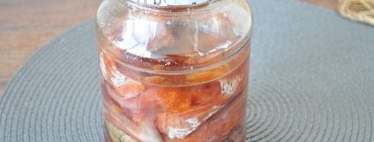 горбуша соленая в банке. Шаг 9