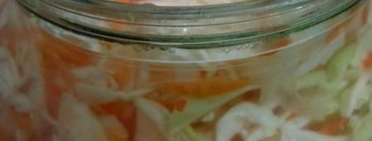 малосольная капуста с морковью. Шаг 6