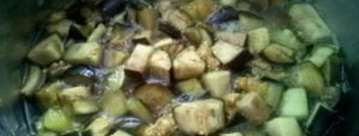 малосольные баклажаны с чесноком. Шаг 3