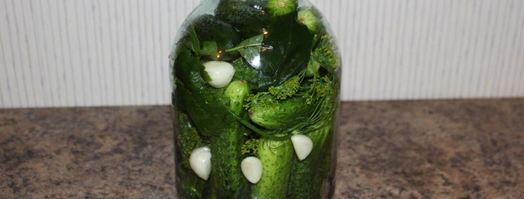 малосольные огурчики горячим способом. Шаг 3