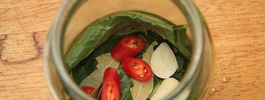 малосольные огурцы горячего засола. Шаг 4