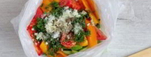 малосольные овощи в пакете. Шаг 8