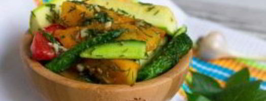 малосольные овощи в пакете. Шаг 10