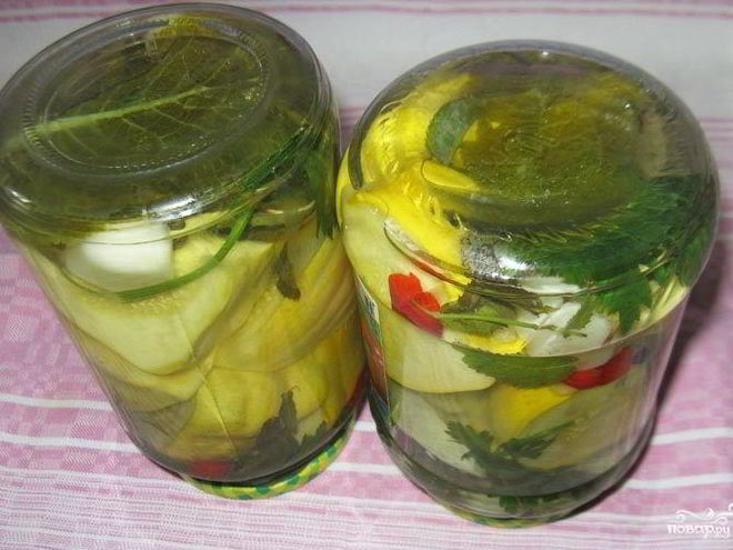 Рецепт малосольных патиссонов