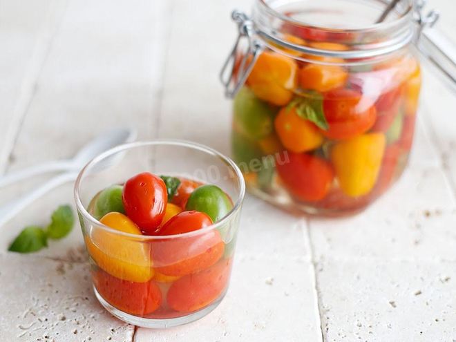 Рецепт малосольных помидоров черри