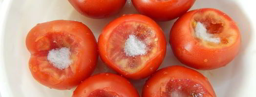 помидоры малосольные с чесноком. Шаг 3