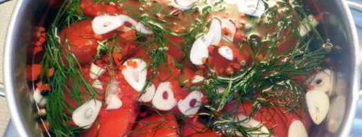 помидоры малосольные за 2 дня. Шаг 7