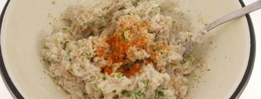 сало, перекрученное с чесноком. Шаг 6