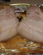 Сало в луковой шелухе