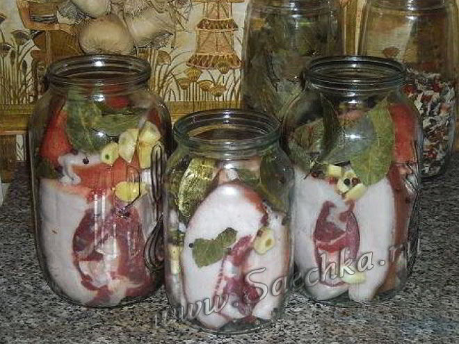 Рецепт сала в тузлуке