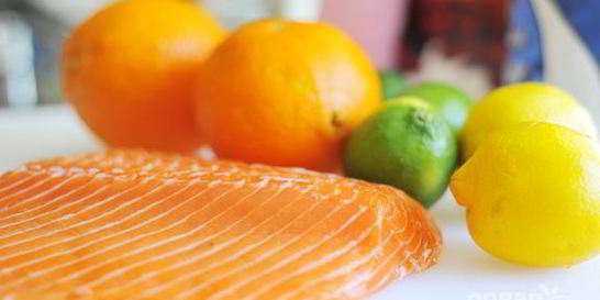 Слабосоленая семга