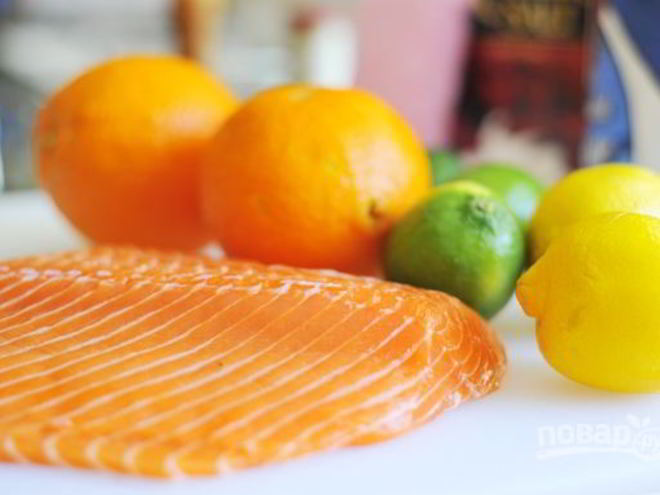 Рецепт слабосоленой семги