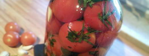 соленые помидоры зимой. Шаг 5