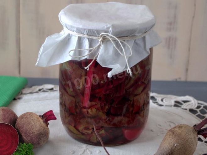 Рецепт свекольной ботвы на зиму