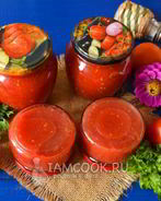 Томатное пюре через мясорубку на зиму