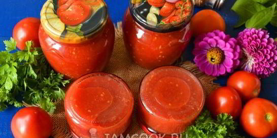 Томатное пюре через мясорубку на зиму