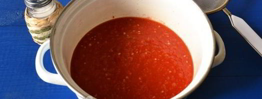 томатное пюре через мясорубку на зиму. Шаг 9