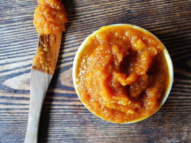 Рецепт тыквенно-яблочного пюре на зиму