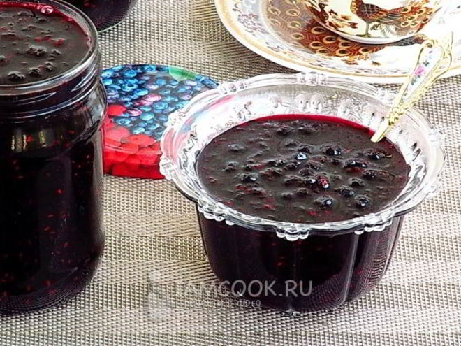 Рецепт чернично-малинового варенье