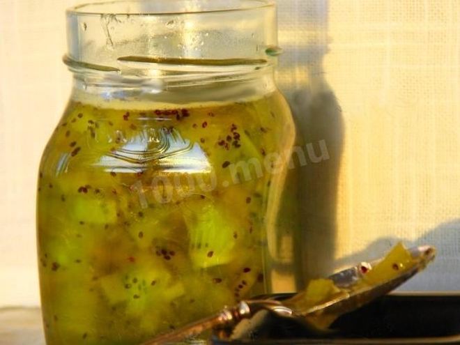 Рецепт изумрудного варенья из киви