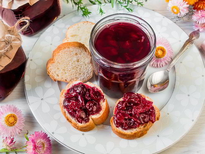 Рецепт маминого вишневого варенья